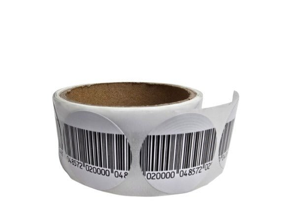 Klebe - Etikett RF 40mm rund - 8.2 MHz barcode für Warensicherung - EastekOnlineshop