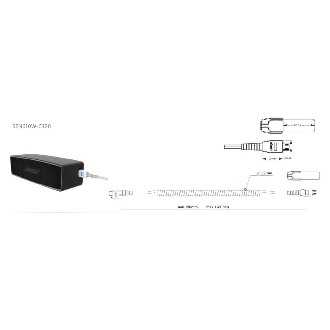 Max Sicherungs- und Ladekabel Micro USB (gerade) 610W -glatt- - EastekOnlineshop