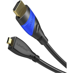 Micro HDMI Kabel / kompatibel mit HDMI 2.1, 2.0a, 2.0, 1.4a 1m - EastekOnlineshop